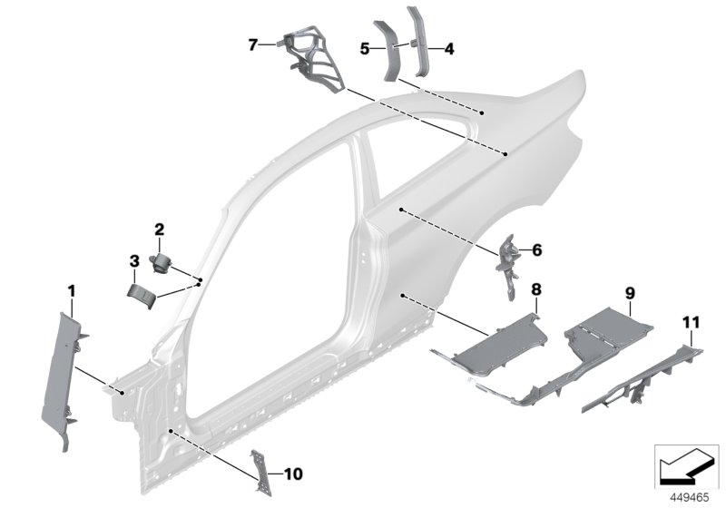 Car part diagram