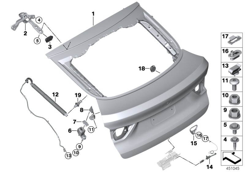 Car part diagram