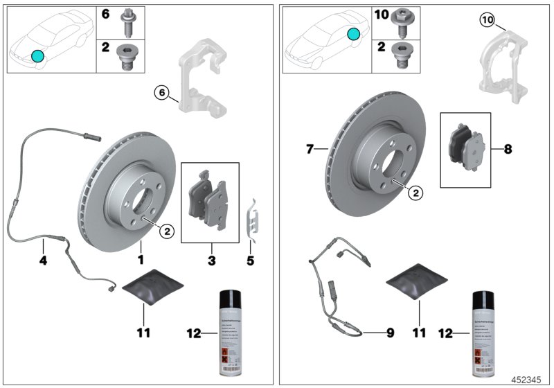 Car part diagram