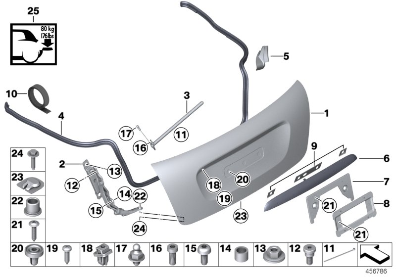 Car part diagram