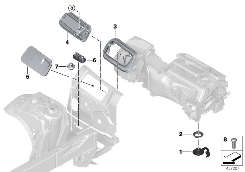 Car part diagram