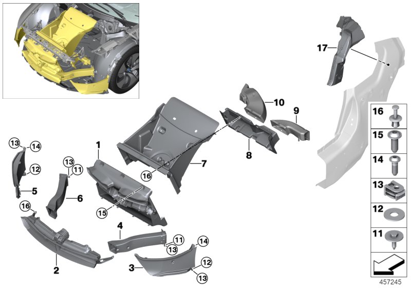 Car part diagram