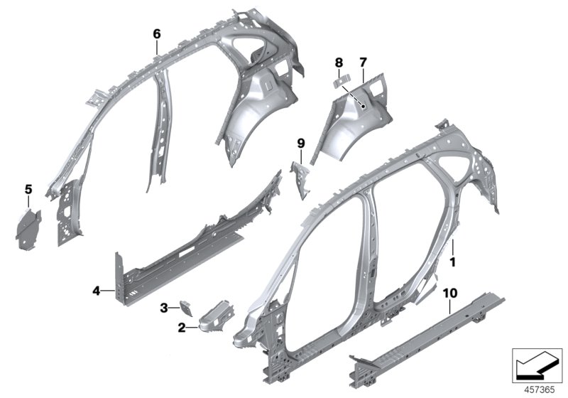 Car part diagram