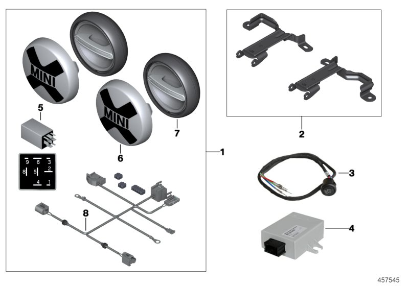 Car part diagram