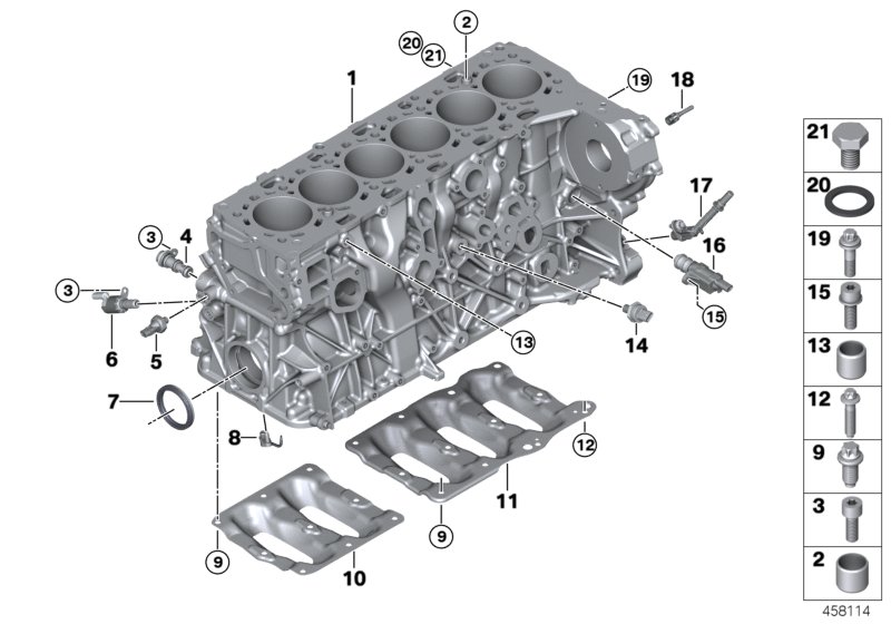 Car part diagram