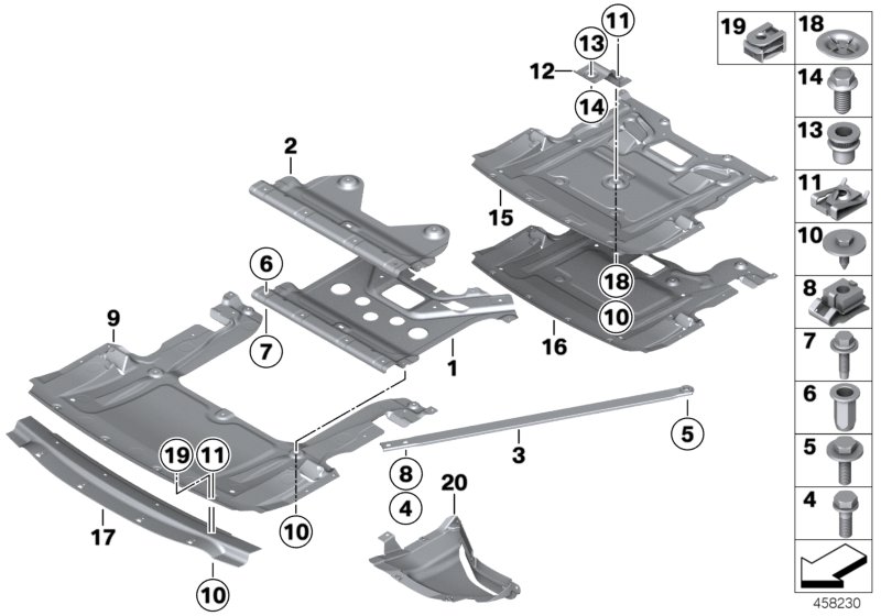 Car part diagram