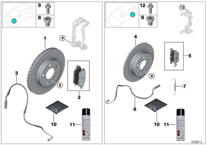Car part diagram