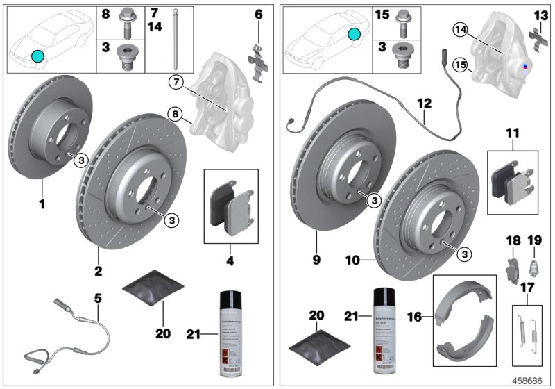 Car part diagram