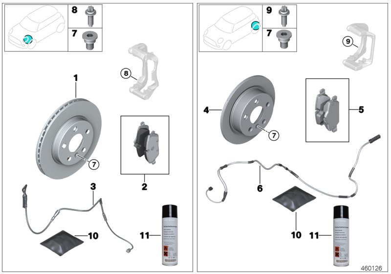 Car part diagram