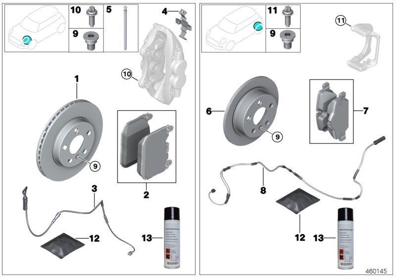 Car part diagram
