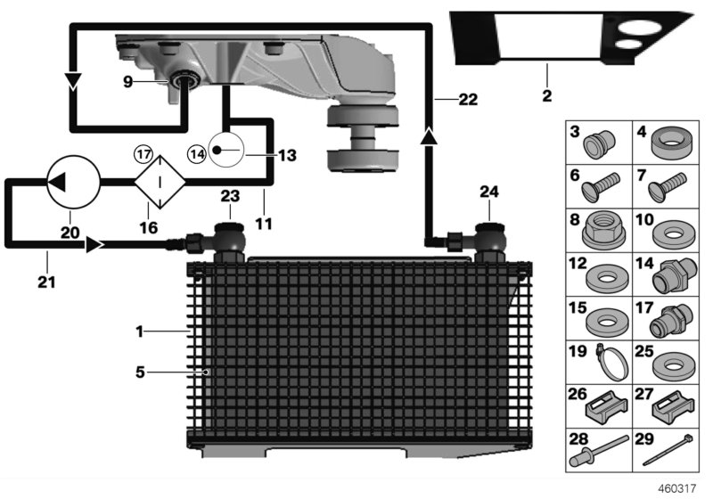 Car part diagram