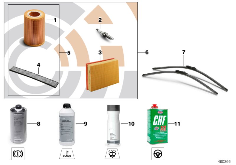 Car part diagram