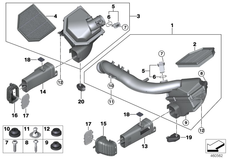 Car part diagram