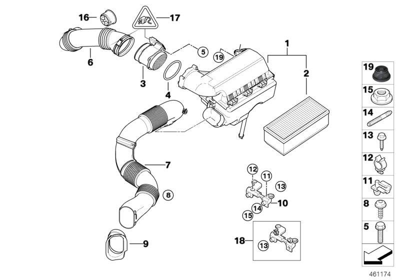 Car part diagram