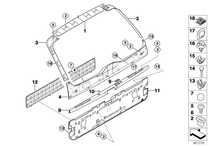 Car part diagram