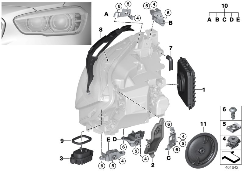 Car part diagram