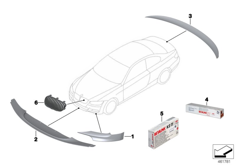 Car part diagram
