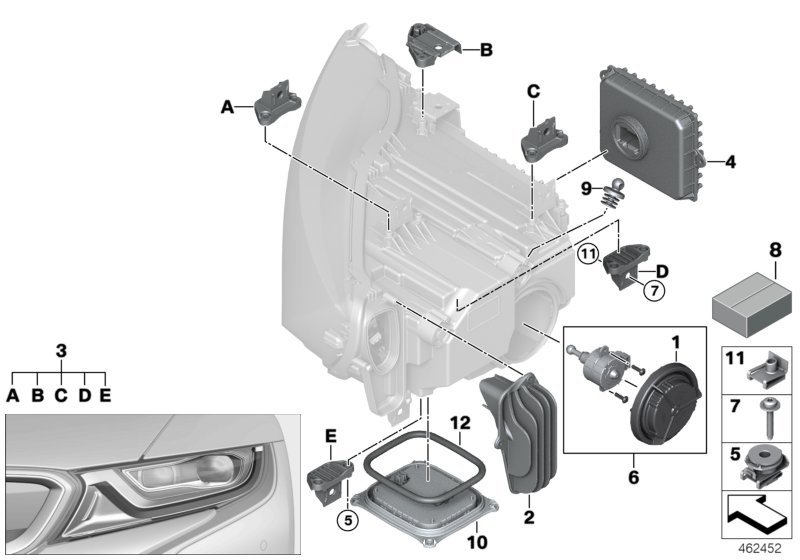 Car part diagram