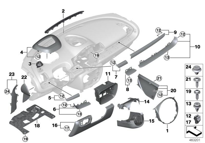Car part diagram