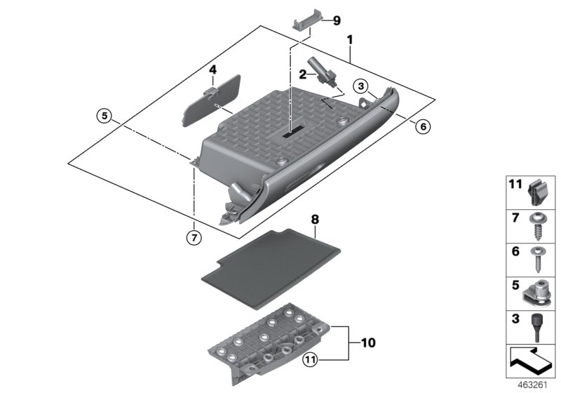 Car part diagram