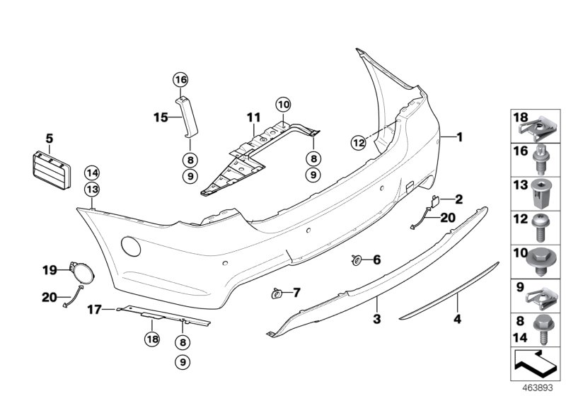 Car part diagram