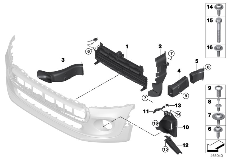 Car part diagram