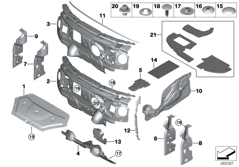 Car part diagram