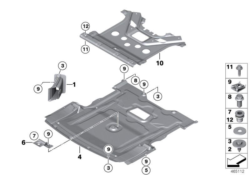 Car part diagram