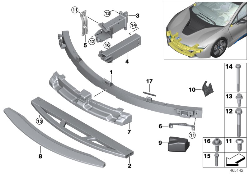Car part diagram