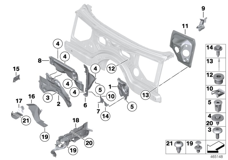 Car part diagram