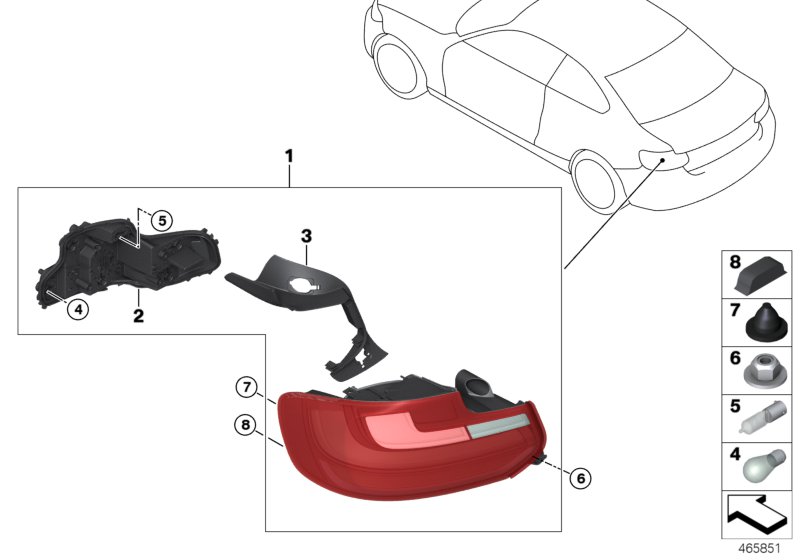 Car part diagram