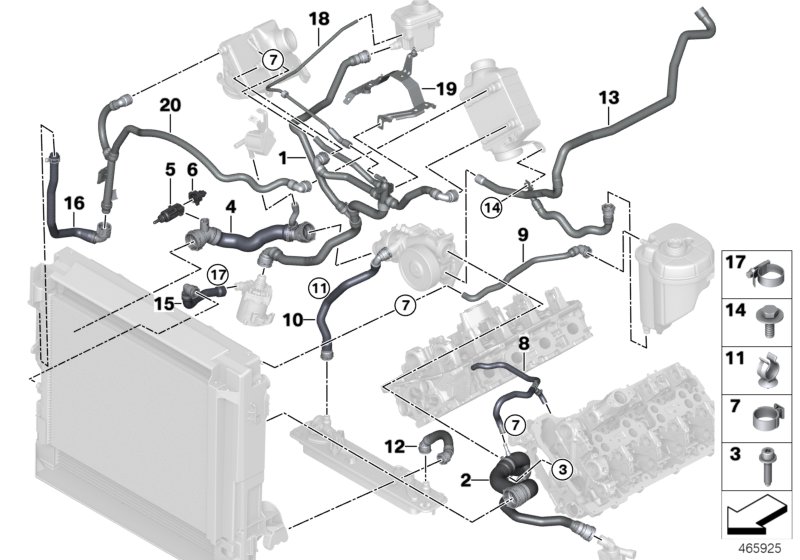Car part diagram