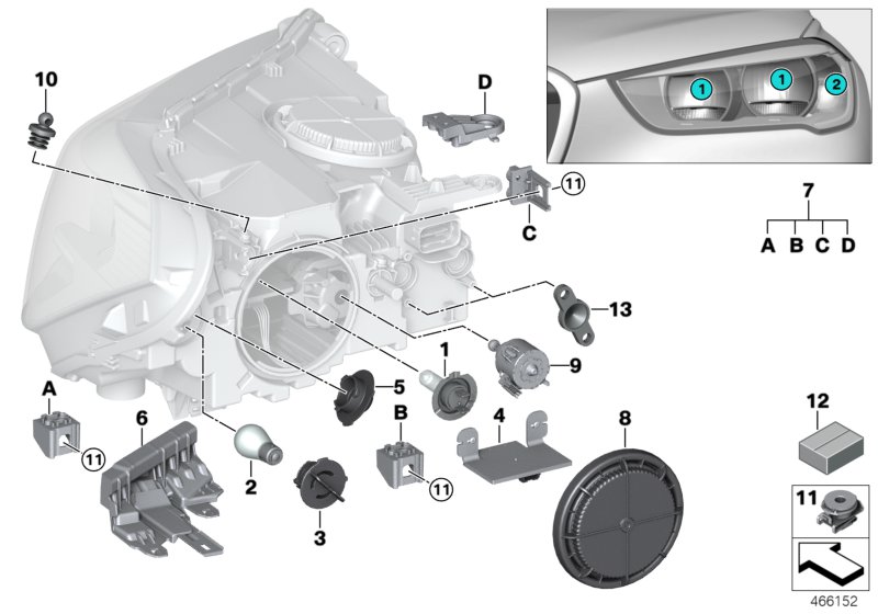 Car part diagram