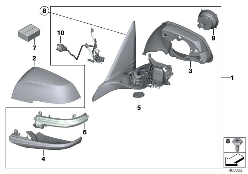 Car part diagram