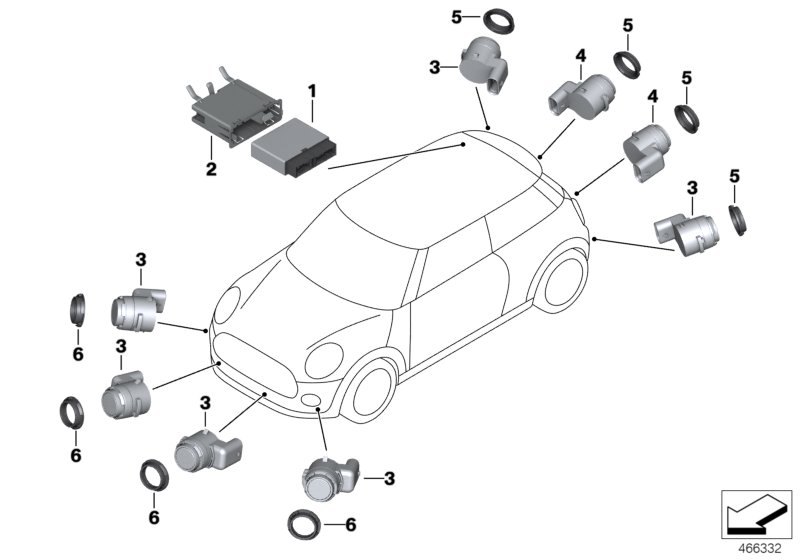Car part diagram
