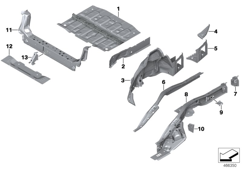 Car part diagram