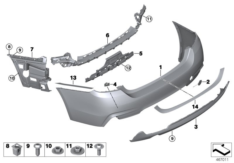 Car part diagram