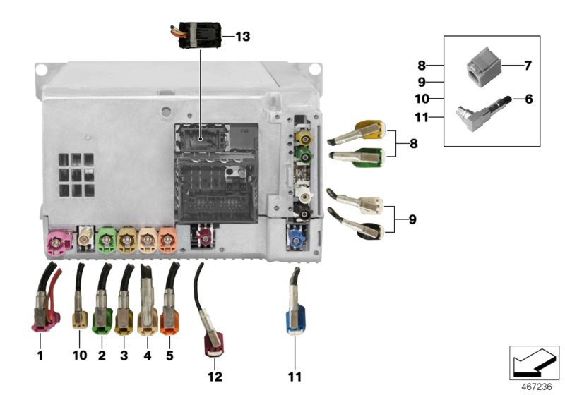 Car part diagram