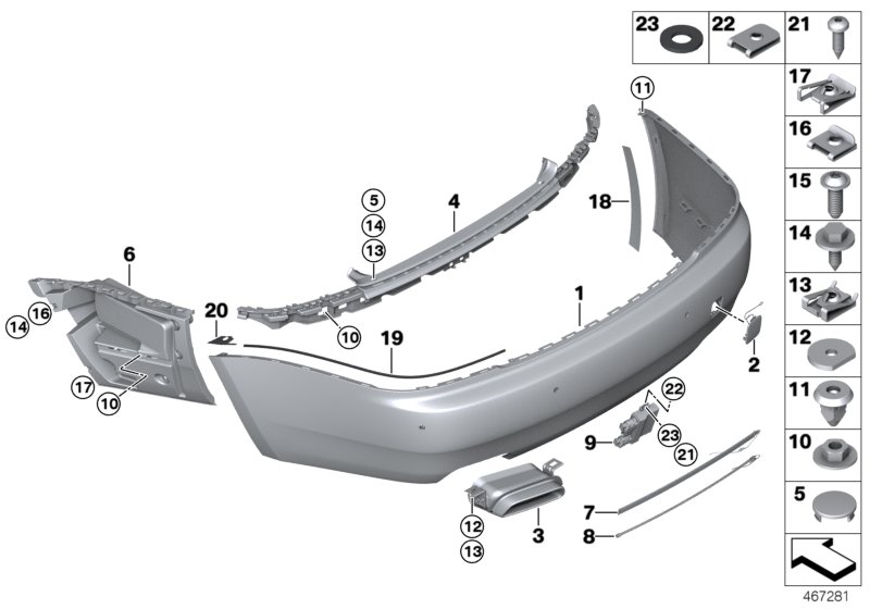 Car part diagram
