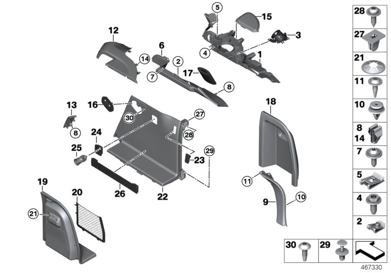Car part diagram
