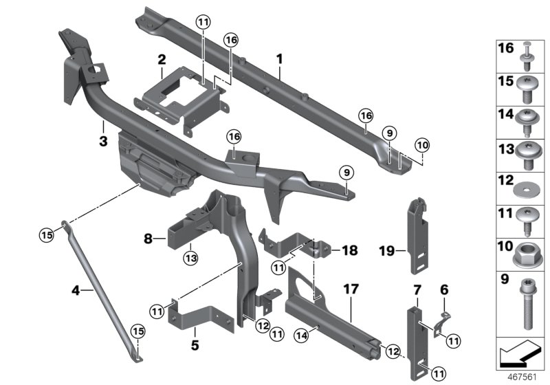 Car part diagram