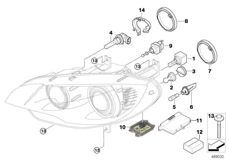 Car part diagram