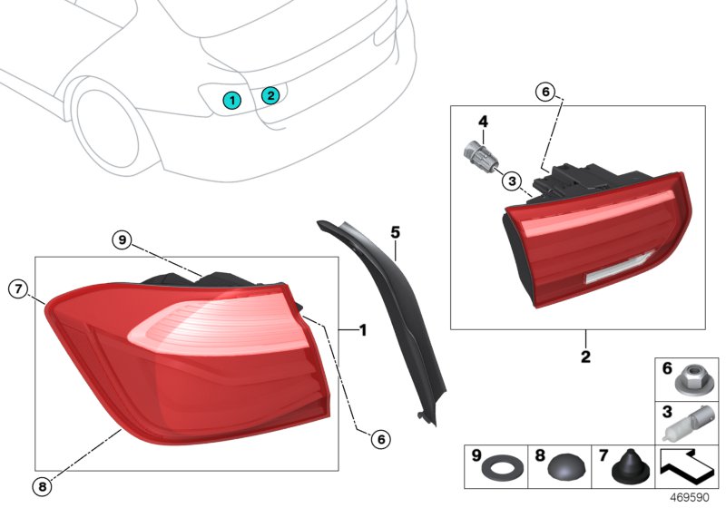 Car part diagram