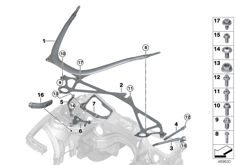 Car part diagram