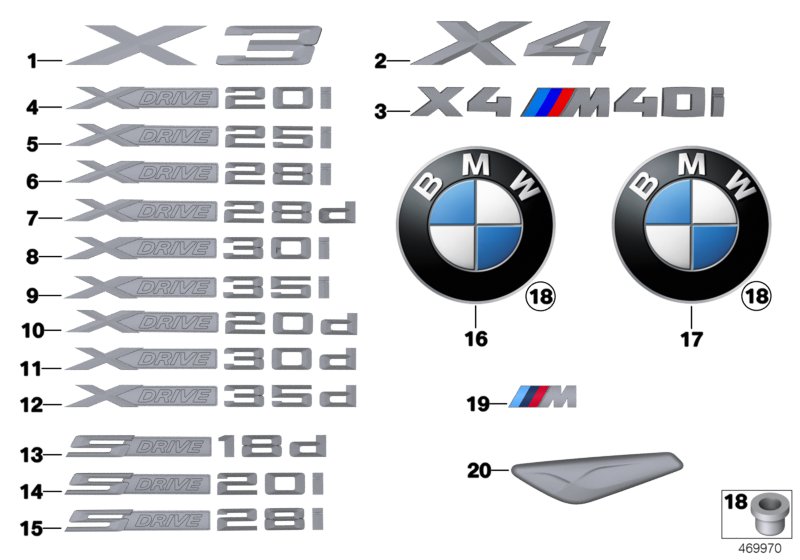 Car part diagram