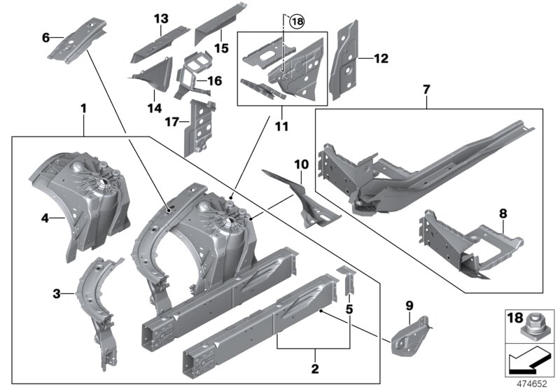 Car part diagram
