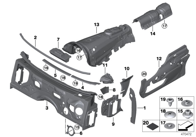 Car part diagram