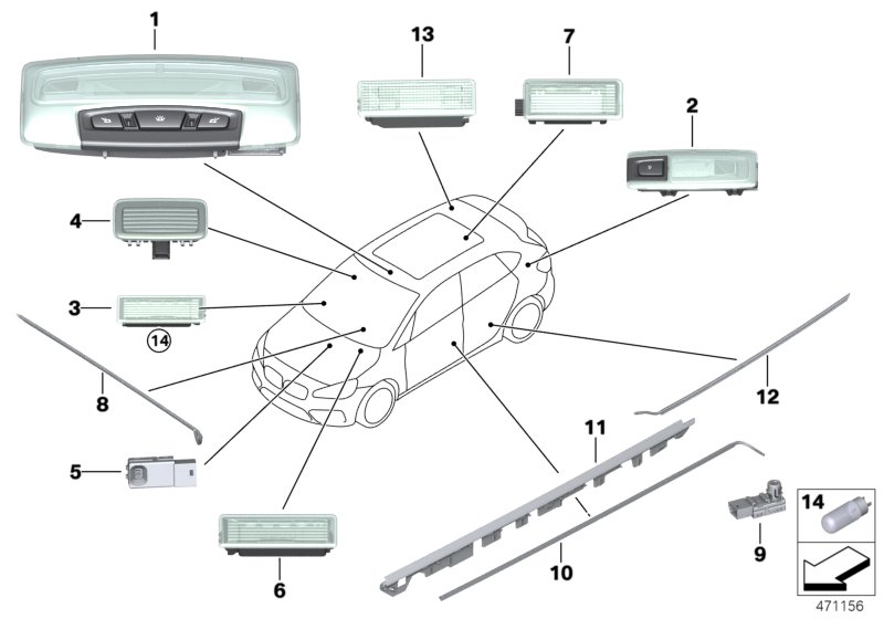 Car part diagram