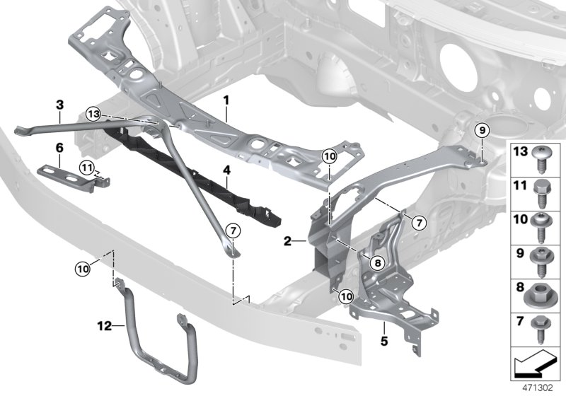 Car part diagram