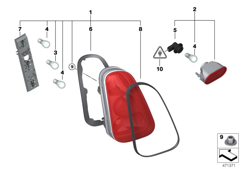 Car part diagram